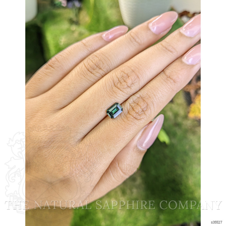 1.40 Ct. Bluish Green Sapphire from Madagascar