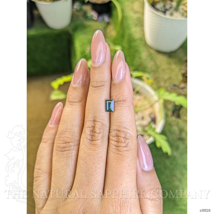 1.05 Ct. Bluish Green Sapphire from Madagascar