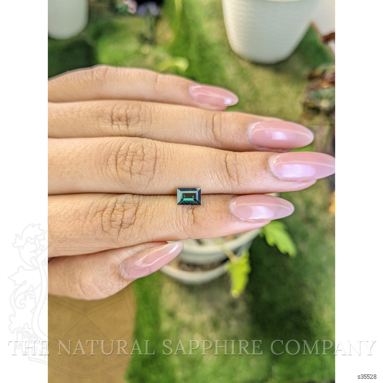 1.05 Ct. Bluish Green Sapphire from Madagascar
