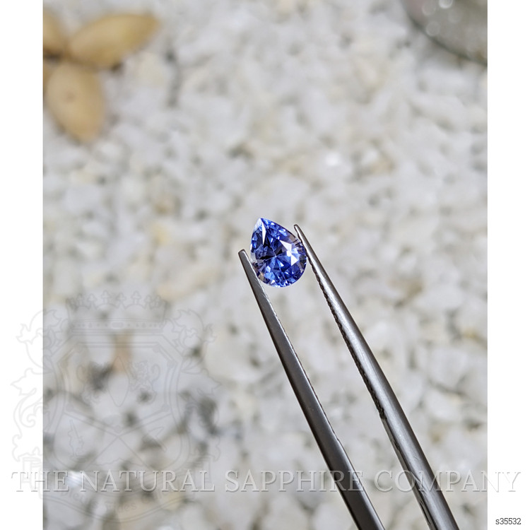 1.06 Ct. Blue Sapphire from Ceylon (Sri Lanka)