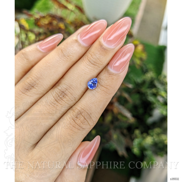1.06 Ct. Blue Sapphire from Ceylon (Sri Lanka)