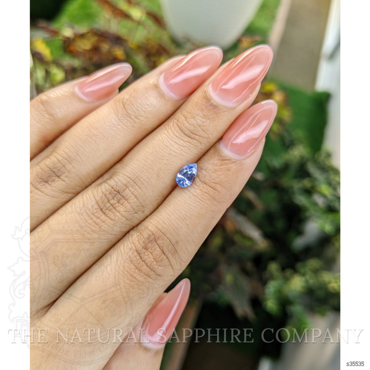 0.78 Ct. Blue Sapphire from Ceylon (Sri Lanka)