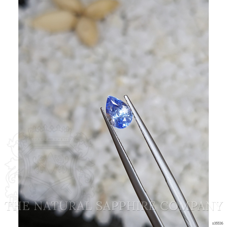 1.24 Ct. Blue Sapphire from Ceylon (Sri Lanka)