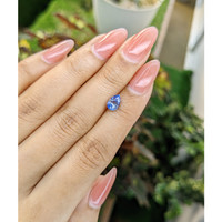 1.24 Ct. Blue Sapphire from Ceylon (Sri Lanka) Life Style