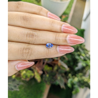 1.24 Ct. Blue Sapphire from Ceylon (Sri Lanka) Life Style