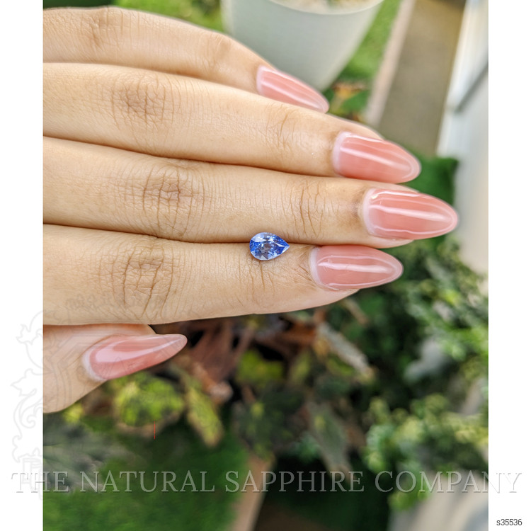 1.24 Ct. Blue Sapphire from Ceylon (Sri Lanka)