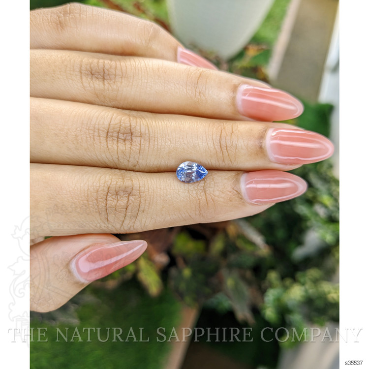 1.38 Ct. Blue Sapphire from Ceylon (Sri Lanka)