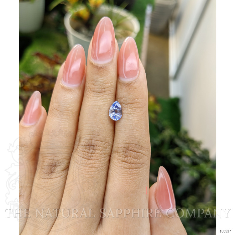 1.38 Ct. Blue Sapphire from Ceylon (Sri Lanka)