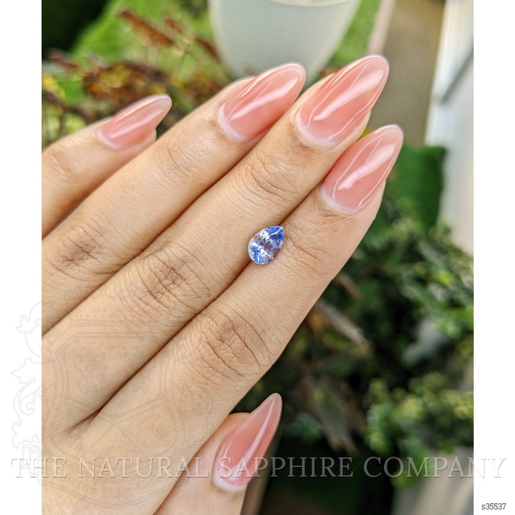 1.38 Ct. Blue Sapphire from Ceylon (Sri Lanka)