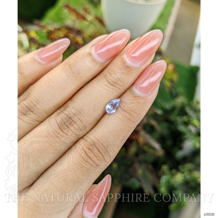 0.84 Ct. Blue Sapphire from Ceylon (Sri Lanka)