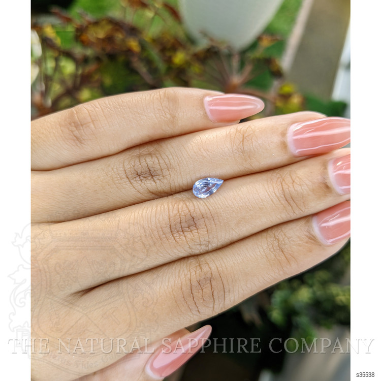 0.84 Ct. Blue Sapphire from Ceylon (Sri Lanka)