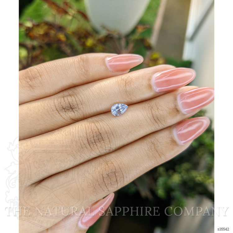 0.92 Ct. Blue Sapphire from Ceylon (Sri Lanka)