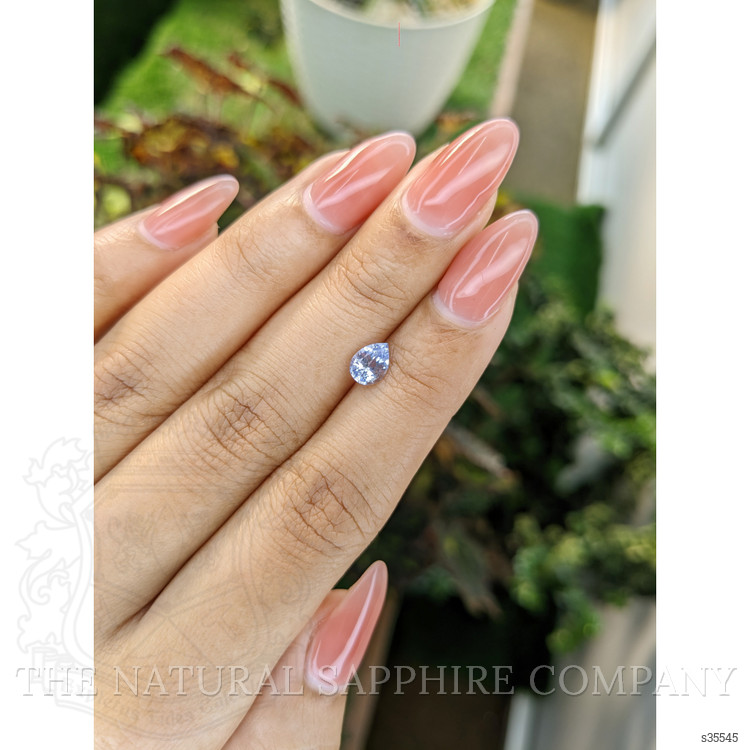 0.77 Ct. Blue Sapphire from Ceylon (Sri Lanka)