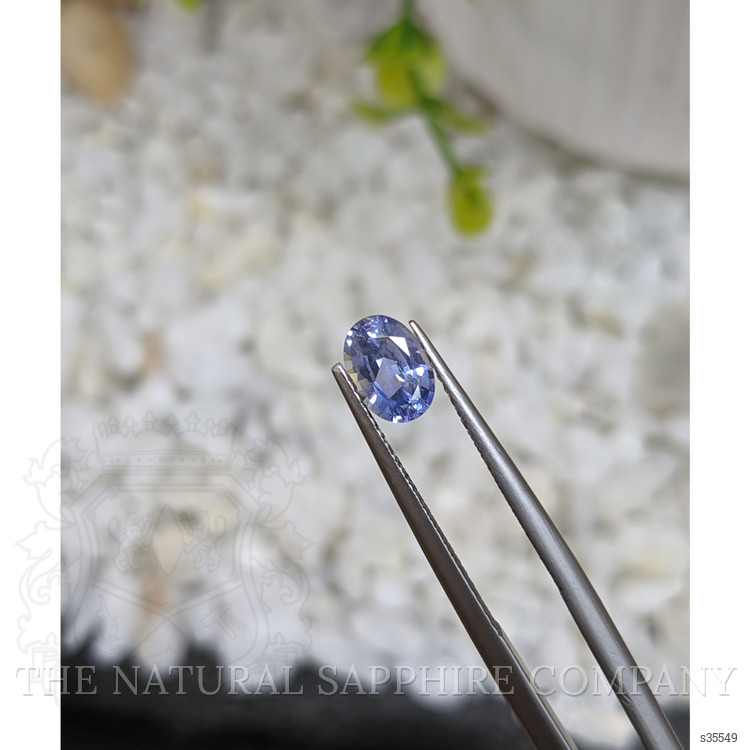0.94 Ct. Blue Sapphire from Ceylon (Sri Lanka)