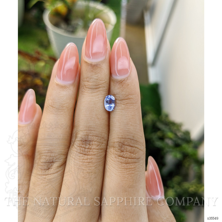 0.94 Ct. Blue Sapphire from Ceylon (Sri Lanka)