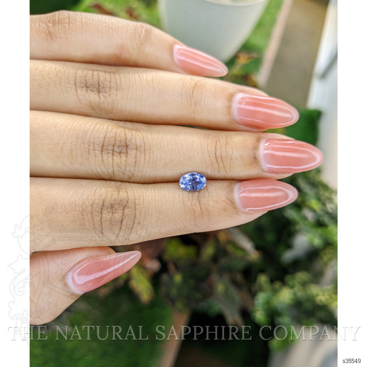 0.94 Ct. Blue Sapphire from Ceylon (Sri Lanka)