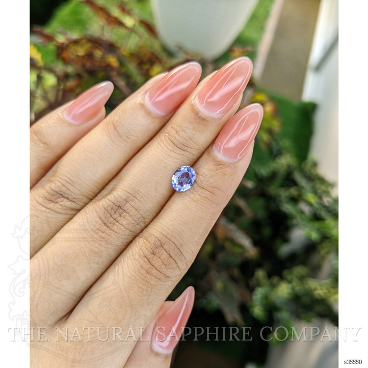 1.15 Ct. Blue Sapphire from Ceylon (Sri Lanka)