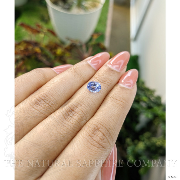 1.43 Ct. Blue Sapphire from Ceylon (Sri Lanka)