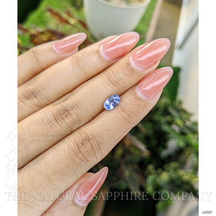 1.28 Ct. Blue Sapphire from Ceylon (Sri Lanka)