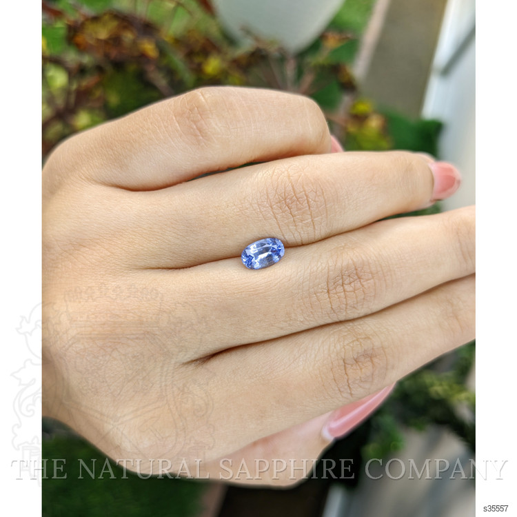 1.28 Ct. Blue Sapphire from Ceylon (Sri Lanka)