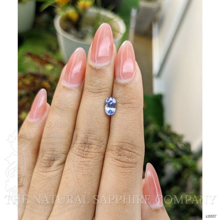 1.28 Ct. Blue Sapphire from Ceylon (Sri Lanka)