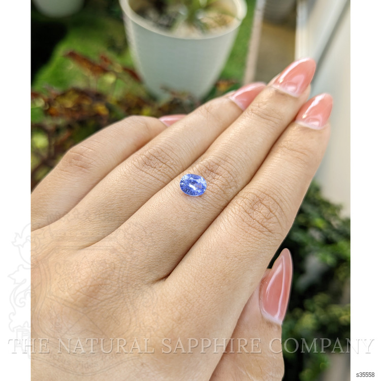 1.27 Ct. Blue Sapphire from Ceylon (Sri Lanka)