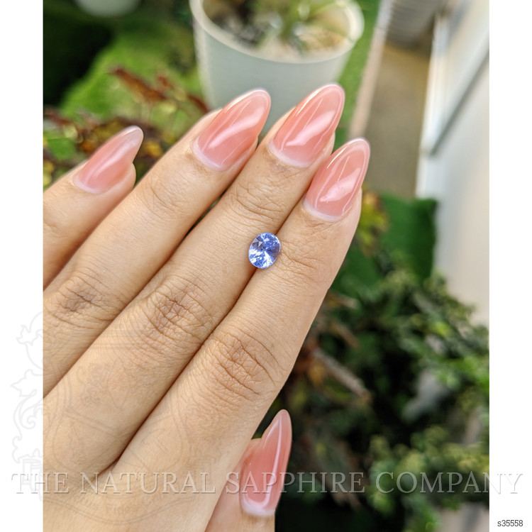 1.27 Ct. Blue Sapphire from Ceylon (Sri Lanka)