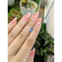 0.82 Ct. Blue Sapphire from Ceylon (Sri Lanka) Life Style