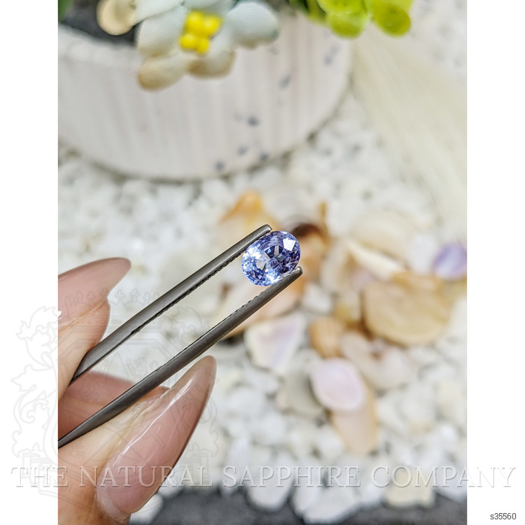 1.21 Ct. Blue Sapphire from Ceylon (Sri Lanka)