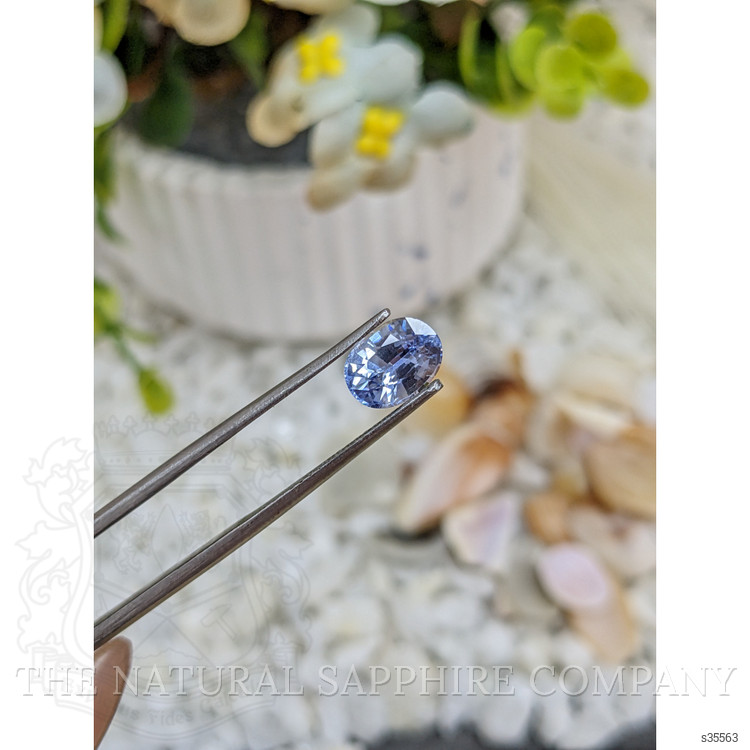 1.57 Ct. Blue Sapphire from Ceylon (Sri Lanka)