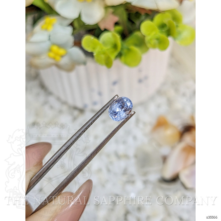 1.10 Ct. Blue Sapphire from Ceylon (Sri Lanka)