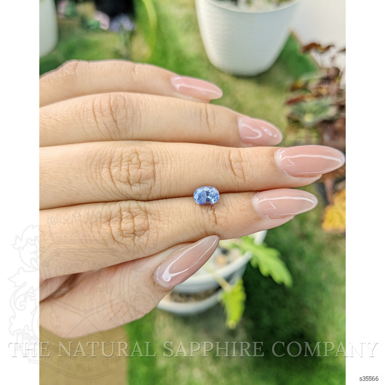 1.10 Ct. Blue Sapphire from Ceylon (Sri Lanka)