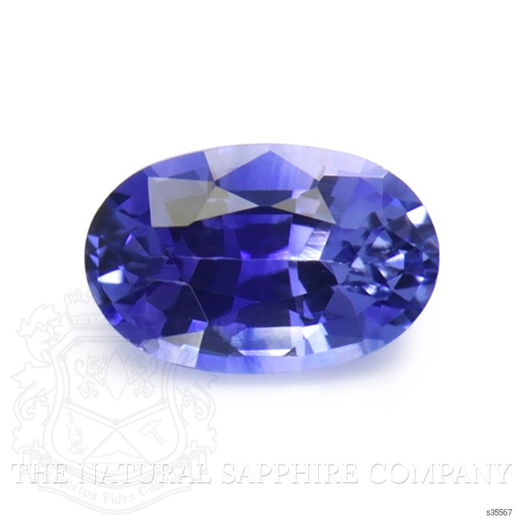 0.87 Ct. Purplish Blue Sapphire from Ceylon (Sri Lanka)