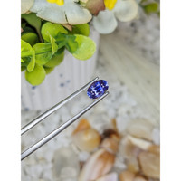 0.87 Ct. Purplish Blue Sapphire from Ceylon (Sri Lanka) Life Style
