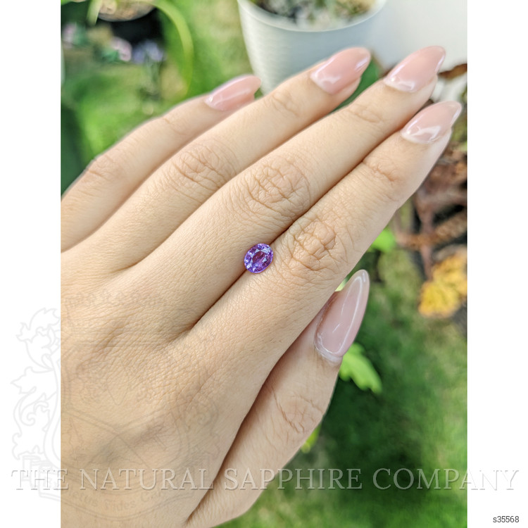 0.92 Ct. Pinkish Purple Sapphire from Ceylon (Sri Lanka)