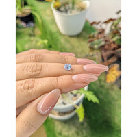 0.93 Ct. Blue Sapphire from Ceylon (Sri Lanka) Life Style