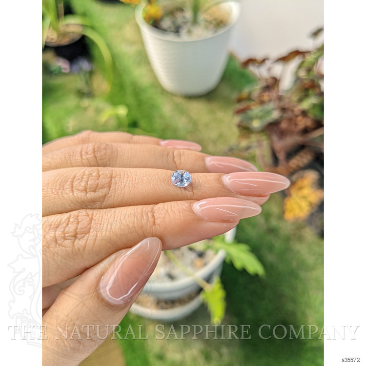 0.93 Ct. Blue Sapphire from Ceylon (Sri Lanka)