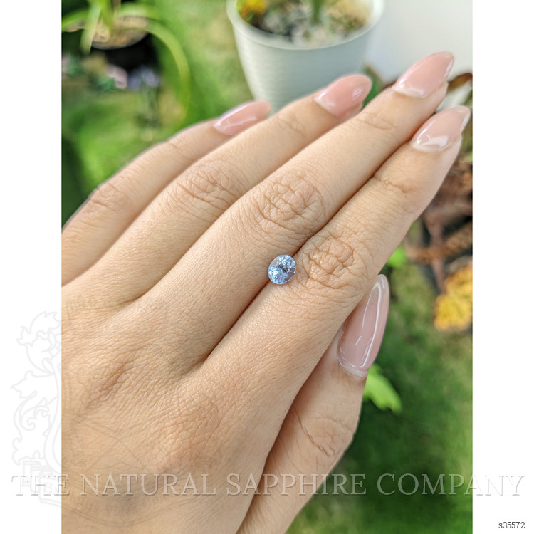 0.93 Ct. Blue Sapphire from Ceylon (Sri Lanka)