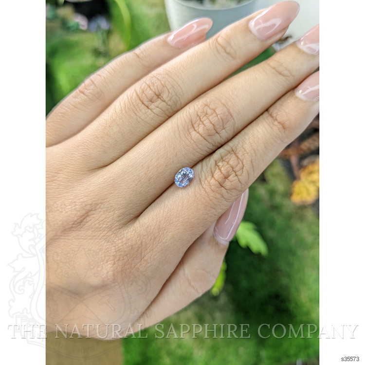 0.80 Ct. Blue Sapphire from Ceylon (Sri Lanka)