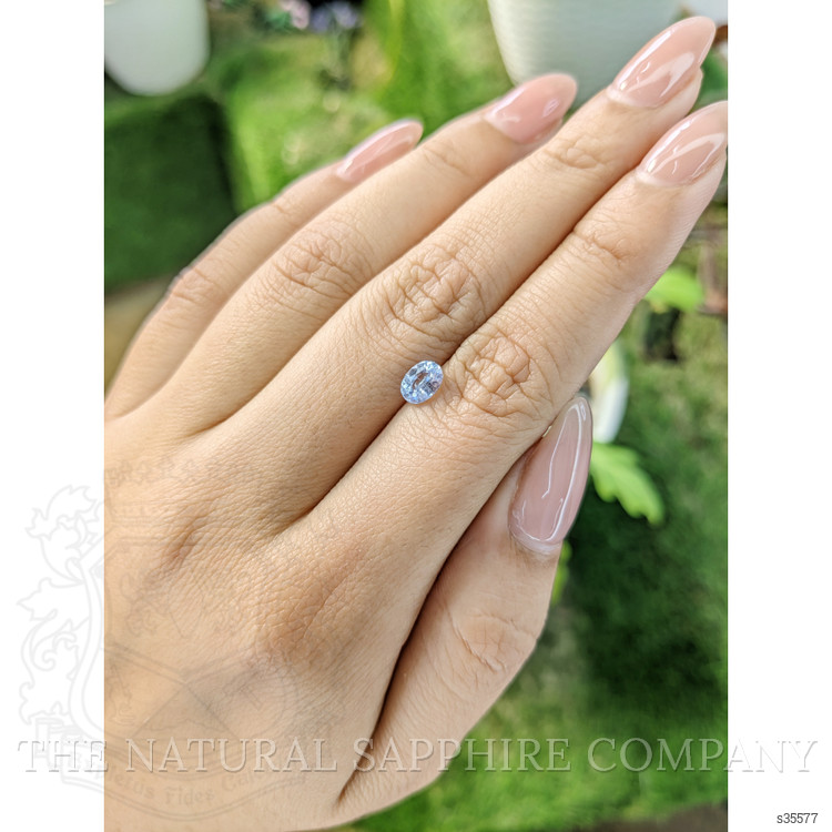 0.78 Ct. Blue Sapphire from Ceylon (Sri Lanka)