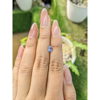 0.83 Ct. Blue Sapphire from Ceylon (Sri Lanka) Life Style