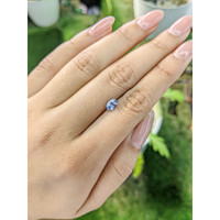 0.84 Ct. Blue Sapphire from Ceylon (Sri Lanka) Life Style