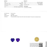 1.73 Ct. Color Change Sapphire from Ceylon (Sri Lanka) Scan Report