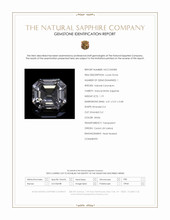 1.19 Ct. White Sapphire from Ceylon (Sri Lanka) Scan Report