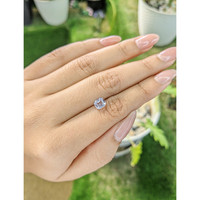 1.19 Ct. White Sapphire from Ceylon (Sri Lanka) Life Style