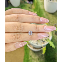 1.19 Ct. White Sapphire from Ceylon (Sri Lanka) Life Style