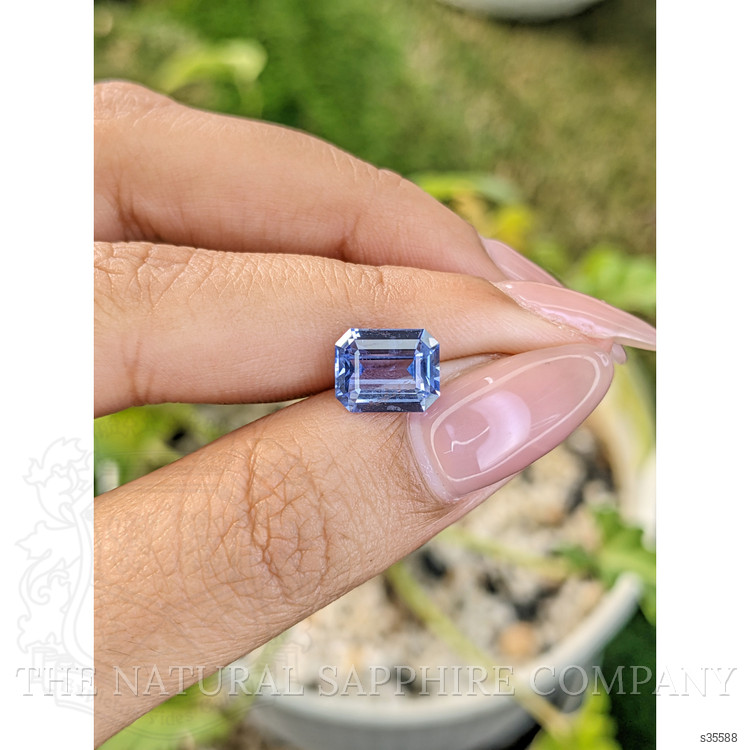 3.03 Ct. Blue Sapphire from Ceylon (Sri Lanka)