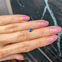 0.67 Ct. Blue Sapphire from Ceylon (Sri Lanka) Life Style