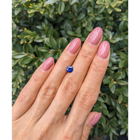 0.84 Ct. Blue Sapphire from Ceylon (Sri Lanka) Life Style