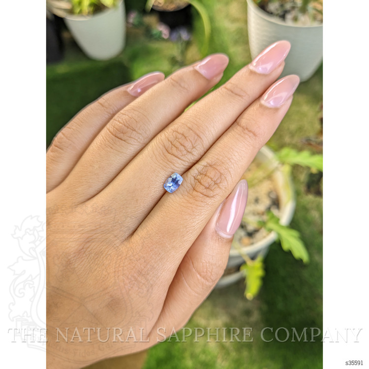 1.03 Ct. Blue Sapphire from Ceylon (Sri Lanka)